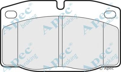 APEC BRAKING pad581 -  Комплект тормозных колодок, дисковый тормоз